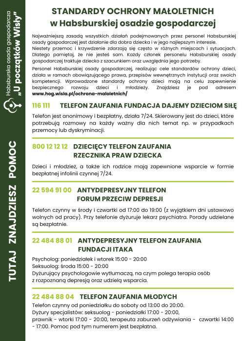 HOG - ochrona małoletnich